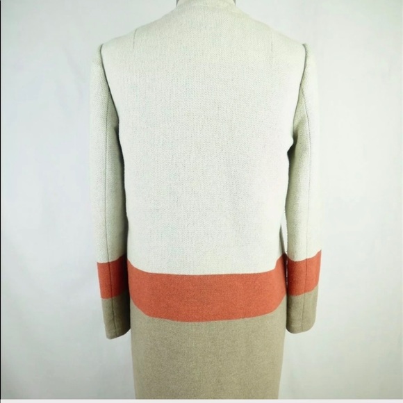 SOLD 🔹HP🔹Tory Burch Colorblock Coat STUNNING 2 - Picture 2 of 7